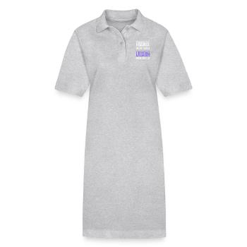 Luzern Fußball Fussball Fan Shirt Geschenk Design - Stanley/Stella Frauen Bio-Polokleid PAIGER - Schwarz - Vorne
