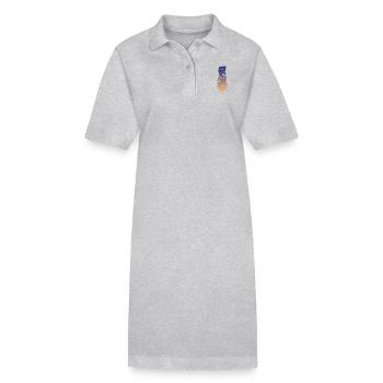 Famille d'escalade - Robe polo bio PAIGER Stanley/Stella Femme - noir - Devant