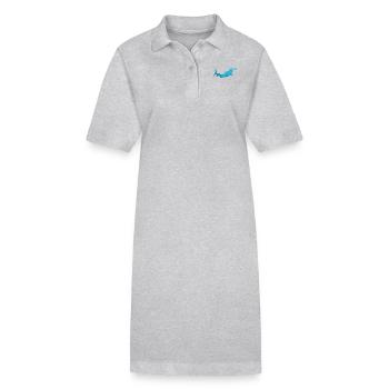 Hai Geschenk Hammerhai Fisch Meer Sohn Zoo Kontur - Stanley/Stella Frauen Bio-Polokleid PAIGER - Schwarz - Vorne