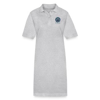 Sawdusts are men glitter skull dust - Stanley/Stella PAIGER Organic Women’s Polo Dress - black - Front