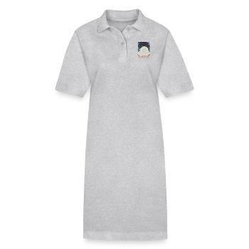 Échapper à l'humain - Robe polo bio PAIGER Stanley/Stella Femme - noir - Devant