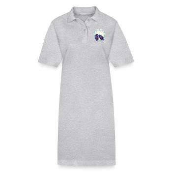 On the Eight Day God created Energy Drink - Stanley/Stella PAIGER Organic Women’s Polo Dress - black - Front
