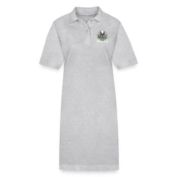 Roboter Dino - Stanley/Stella Frauen Bio-Polokleid PAIGER - Schwarz - Vorne