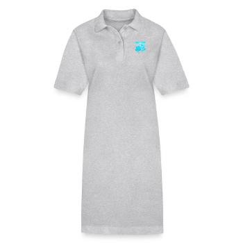 Eis - Stanley/Stella Frauen Bio-Polokleid PAIGER - Schwarz - Vorne
