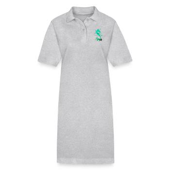 Sirène sirène sirène conte de fées - Robe polo bio PAIGER Stanley/Stella Femme - noir - Devant