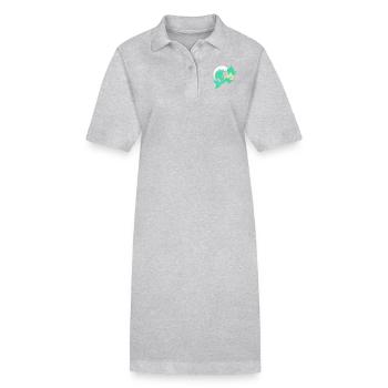 Sirène sirène sirène conte de fées - Robe polo bio PAIGER Stanley/Stella Femme - noir - Devant