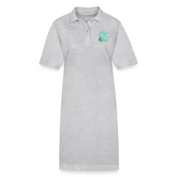 Sirène sirène sirène conte de fées - Robe polo bio PAIGER Stanley/Stella Femme - noir - Devant