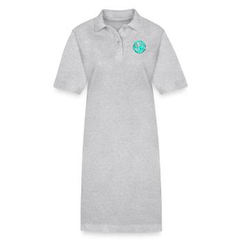 Mermaid mermaid mermaid fairy tale - Stanley/Stella PAIGER Organic Women’s Polo Dress - black - Front