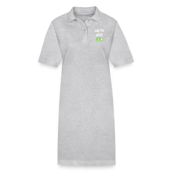 Meth Mode On Einschalter Schalter Crystal Geschenk - Stanley/Stella Frauen Bio-Polokleid PAIGER - Schwarz - Vorne