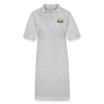 Anti vegan bacon grilling grill - Stanley/Stella PAIGER Organic Women’s Polo Dress - black - Front