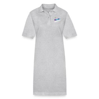 Braap! Cadeau de motoneige - Robe polo bio PAIGER Stanley/Stella Femme - noir - Devant
