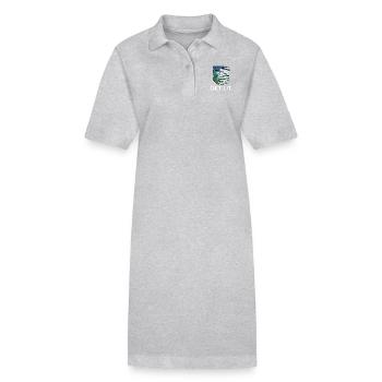 Get Lit Litrature reading Books Book Lover gift - Stanley/Stella PAIGER Organic Women’s Polo Dress - black - Front