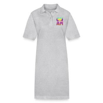 Guam Retro Stolz Guamanian Design Geschenk - Stanley/Stella Frauen Bio-Polokleid PAIGER - Schwarz - Vorne