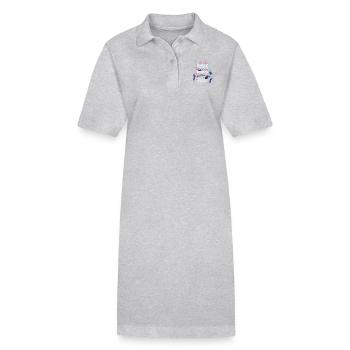 las vegas tshirt Geschenk - Stanley/Stella Frauen Bio-Polokleid PAIGER - Schwarz - Vorne