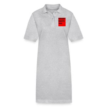 Mindset boosts you - Stanley/Stella Frauen Bio-Polokleid PAIGER - Schwarz - Vorne