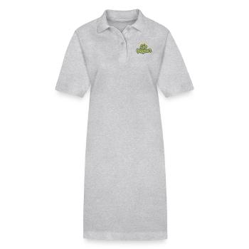 Love Vegan Vegan Healthy Gift - Stanley/Stella PAIGER Organic Women’s Polo Dress - black - Front