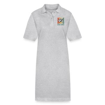 Ski - Stanley/Stella Frauen Bio-Polokleid PAIGER - Schwarz - Vorne