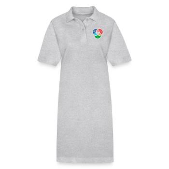 Schrodinger's Cat Funny Big Bang Gift - Stanley/Stella PAIGER Organic Women’s Polo Dress - black - Front