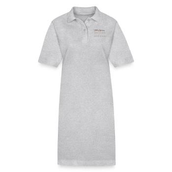 Cadeau de naissance - Robe polo bio PAIGER Stanley/Stella Femme - noir - Devant