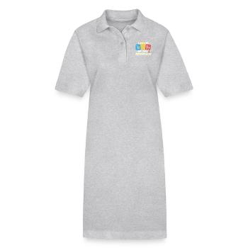 I May Be Nerdy But Only Periodically Gift - Stanley/Stella PAIGER Organic Women’s Polo Dress - black - Front