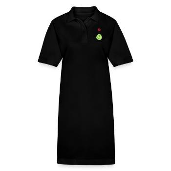 Rock and Roll - Stanley/Stella Frauen Bio-Polokleid PAIGER - Schwarz - Vorne