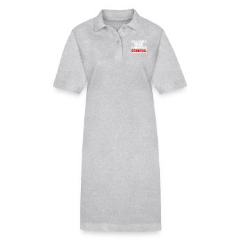 Schnitzel Schweineschnitzel Schnitzelklopfer Shirt - Stanley/Stella Frauen Bio-Polokleid PAIGER - Schwarz - Vorne