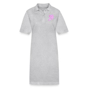 10 - Stanley/Stella Frauen Bio-Polokleid PAIGER - Schwarz - Vorne