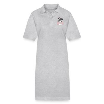 Schnauzer Mom Dog Owner Mistress Gift - Stanley/Stella PAIGER Organic Women’s Polo Dress - black - Front