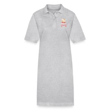 Pomeranian Grandma Dog Dog Owner Gift - Stanley/Stella PAIGER Organic Women’s Polo Dress - black - Front