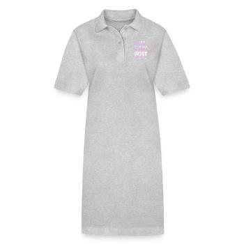 Princess women boat mechanic - Stanley/Stella Frauen Bio-Polokleid PAIGER - Schwarz - Vorne