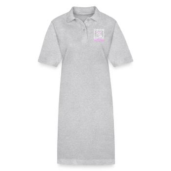 Let this girl show you how to drive a truck - Stanley/Stella PAIGER Organic Women’s Polo Dress - black - Front