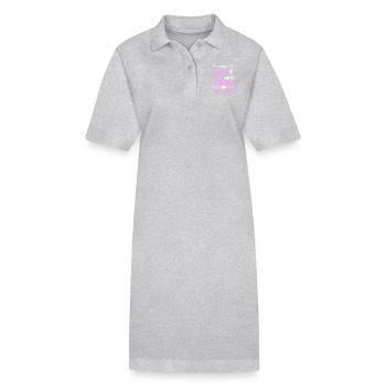 Cette fille court sur jésus et la gymnastique - Robe polo bio PAIGER Stanley/Stella Femme - noir - Devant