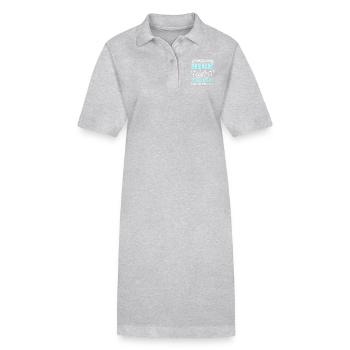Mon mécanicien de vélo préféré m’appelle papa - Robe polo bio PAIGER Stanley/Stella Femme - noir - Devant