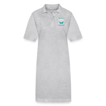 Librarian because reading is my passion - Stanley/Stella Frauen Bio-Polokleid PAIGER - Schwarz - Vorne