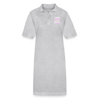 Laissez cette fille vous montrer comment réparer les dents - Robe polo bio PAIGER Stanley/Stella Femme - noir - Devant