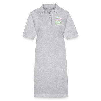 Père et fille un lien pour la vie - Robe polo bio PAIGER Stanley/Stella Femme - noir - Devant