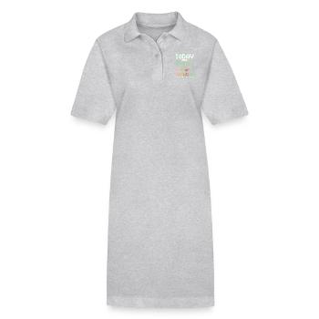 Aujourd’hui, c’est l’anniversaire de mon cheval - Robe polo bio PAIGER Stanley/Stella Femme - noir - Devant
