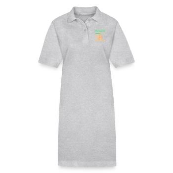 Midwife in progress - Stanley/Stella PAIGER Organic Women’s Polo Dress - black - Front