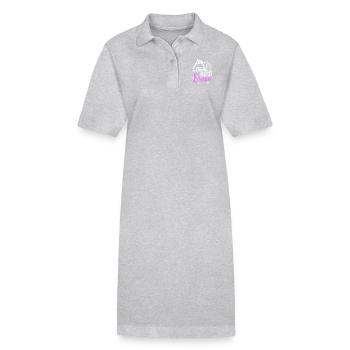 Real Estate Queen - Stanley/Stella PAIGER Organic Women’s Polo Dress - black - Front