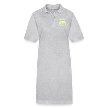 I'm good in garden bed - Stanley/Stella Frauen Bio-Polokleid PAIGER - Schwarz - Vorne