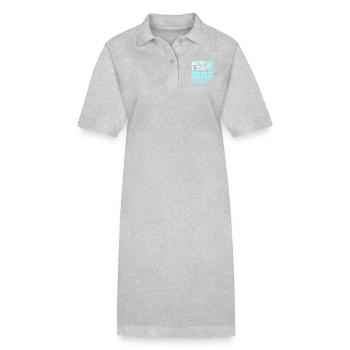 Comment je fais de l’observation des oiseaux en montgolfière - Robe polo bio PAIGER Stanley/Stella Femme - noir - Devant
