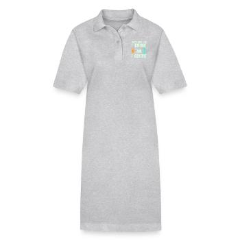 Je bois de la bière et je navigue - Robe polo bio PAIGER Stanley/Stella Femme - noir - Devant