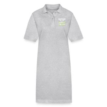 C’est mon tennis - Robe polo bio PAIGER Stanley/Stella Femme - noir - Devant