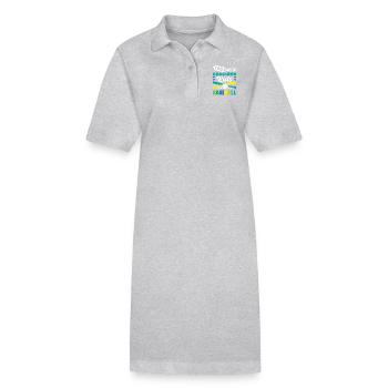 100 Days of Coaching Kids Baseball - Stanley/Stella PAIGER Organic Women’s Polo Dress - black - Front