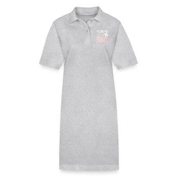 Laissez cette fille vous montrer comment faire du roller - Robe polo bio PAIGER Stanley/Stella Femme - noir - Devant