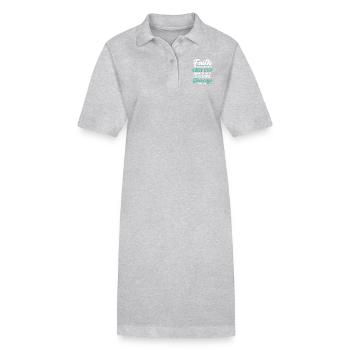 Der Glaube Ist Der Erste Schritt Christ Jesus - Stanley/Stella Frauen Bio-Polokleid PAIGER - Schwarz - Vorne