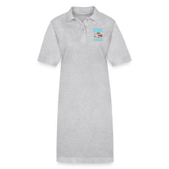 Aquaristik Aquarium Aquarianer Zierfisch Geschenk - Stanley/Stella Frauen Bio-Polokleid PAIGER - Schwarz - Vorne