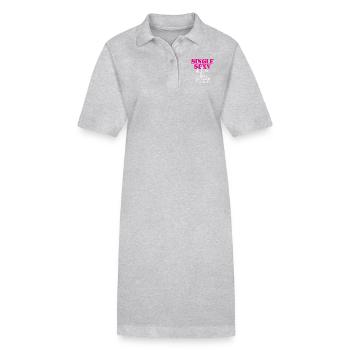 Single Sexy Frei Flirte Woanders Anti Anmache Solo - Stanley/Stella Frauen Bio-Polokleid PAIGER - Schwarz - Vorne