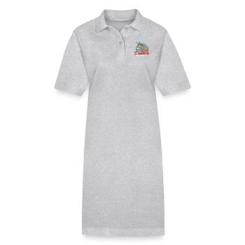 Esel Opa Eselliebhaber Eselbesitzer Geschenk - Stanley/Stella Frauen Bio-Polokleid PAIGER - Schwarz - Vorne