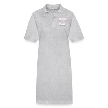 Noch son Ding und ich ruf meine Oma an - Stanley/Stella Frauen Bio-Polokleid PAIGER - Schwarz - Vorne